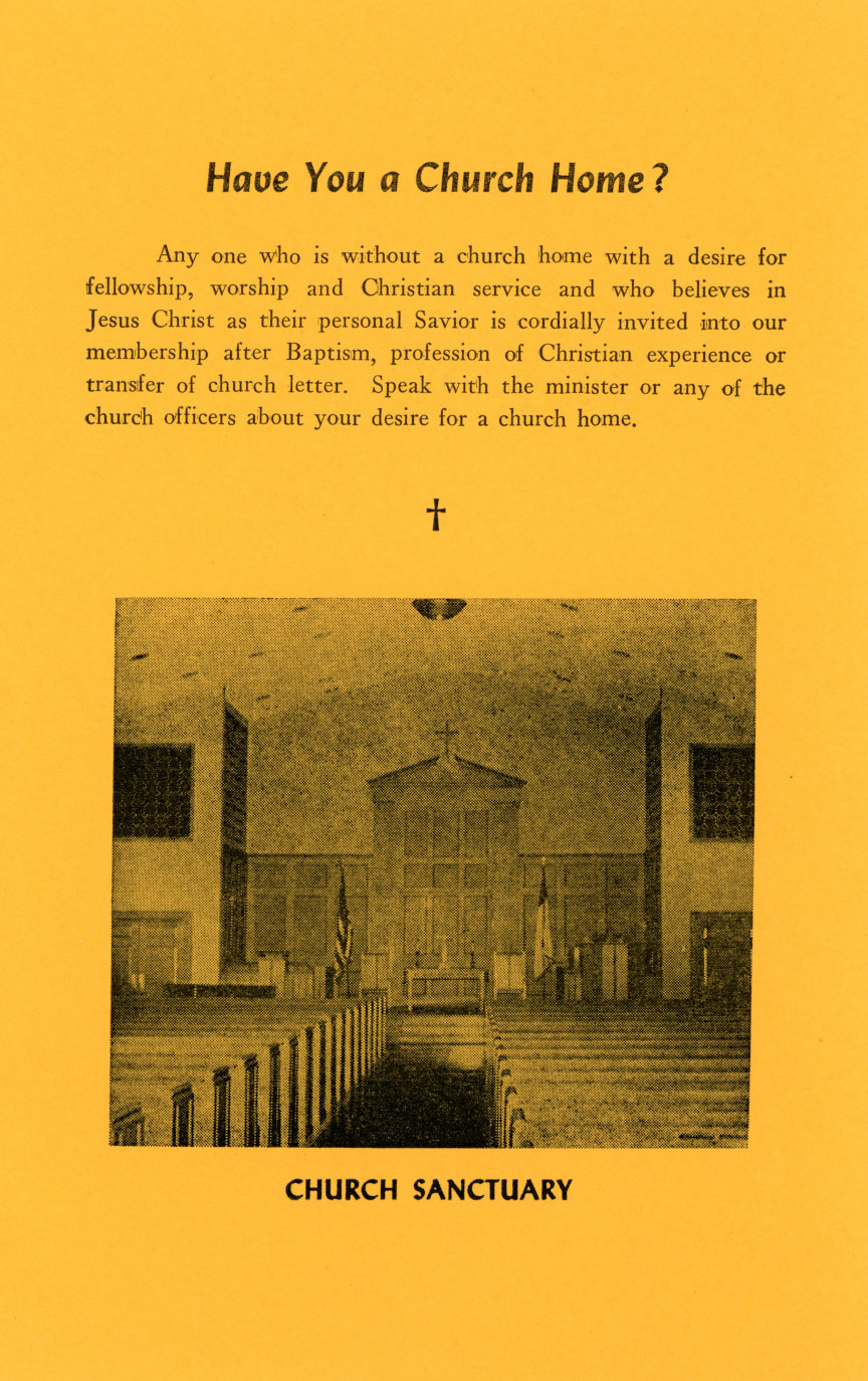 Wilkinsburg Baptist Church Dedication Services